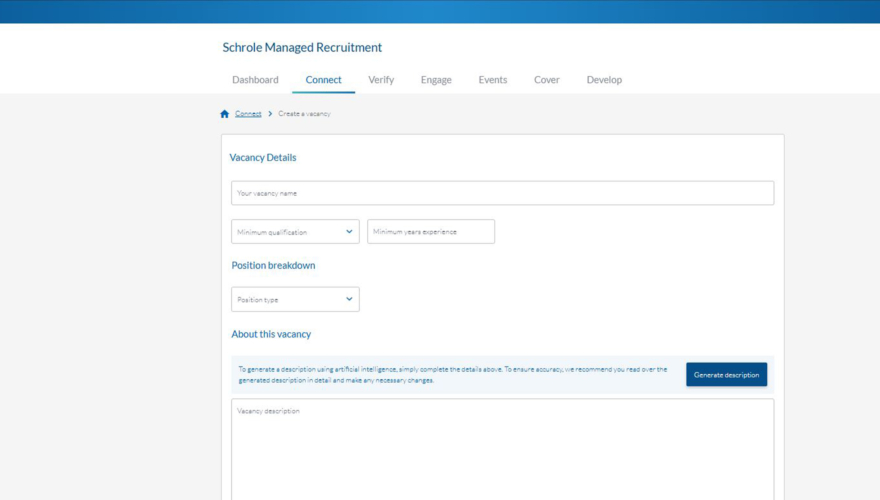 How to use Schrole Connect