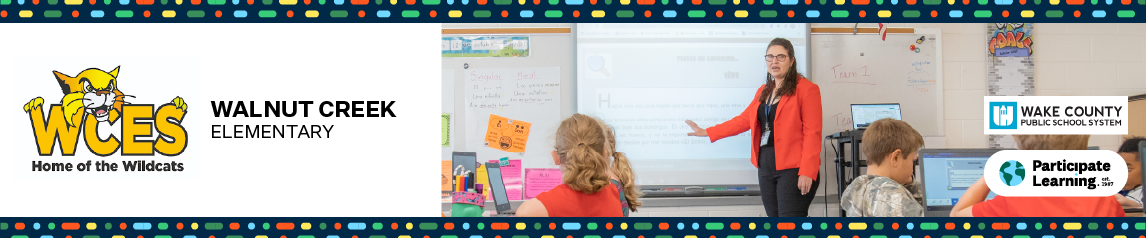 Walnut Creek Elementary School Banner